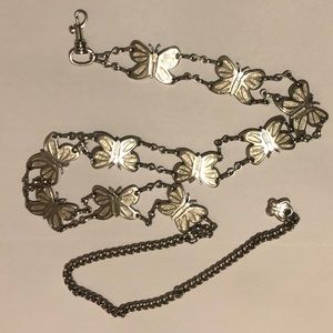 Silver Butterfly Belt
